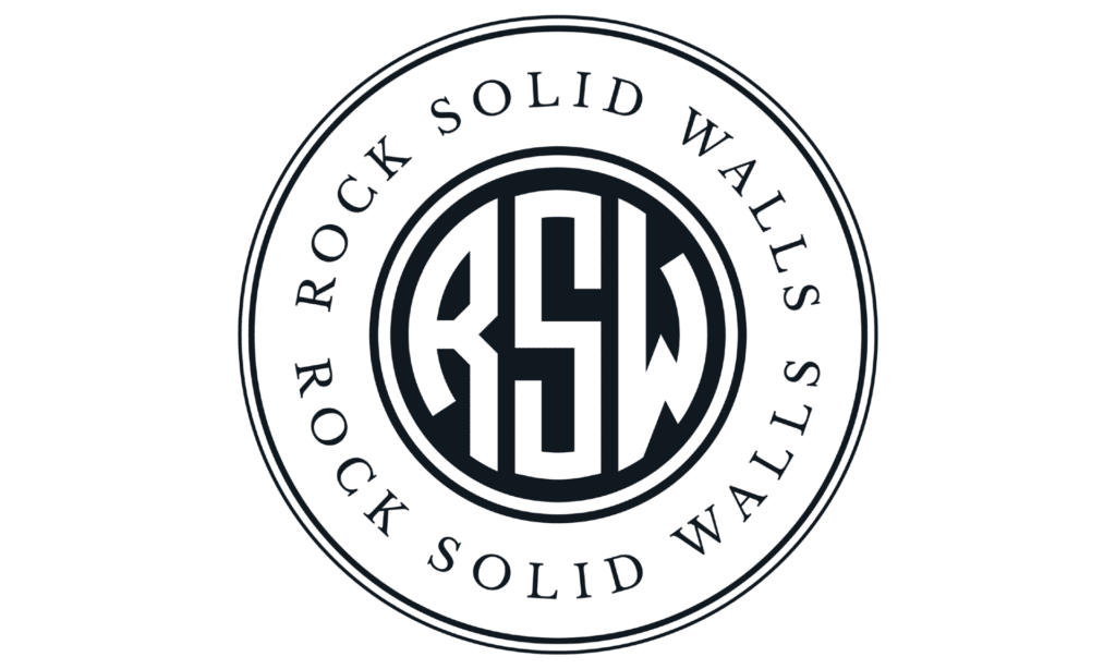 rock solid walls logo by Musser Landscaping