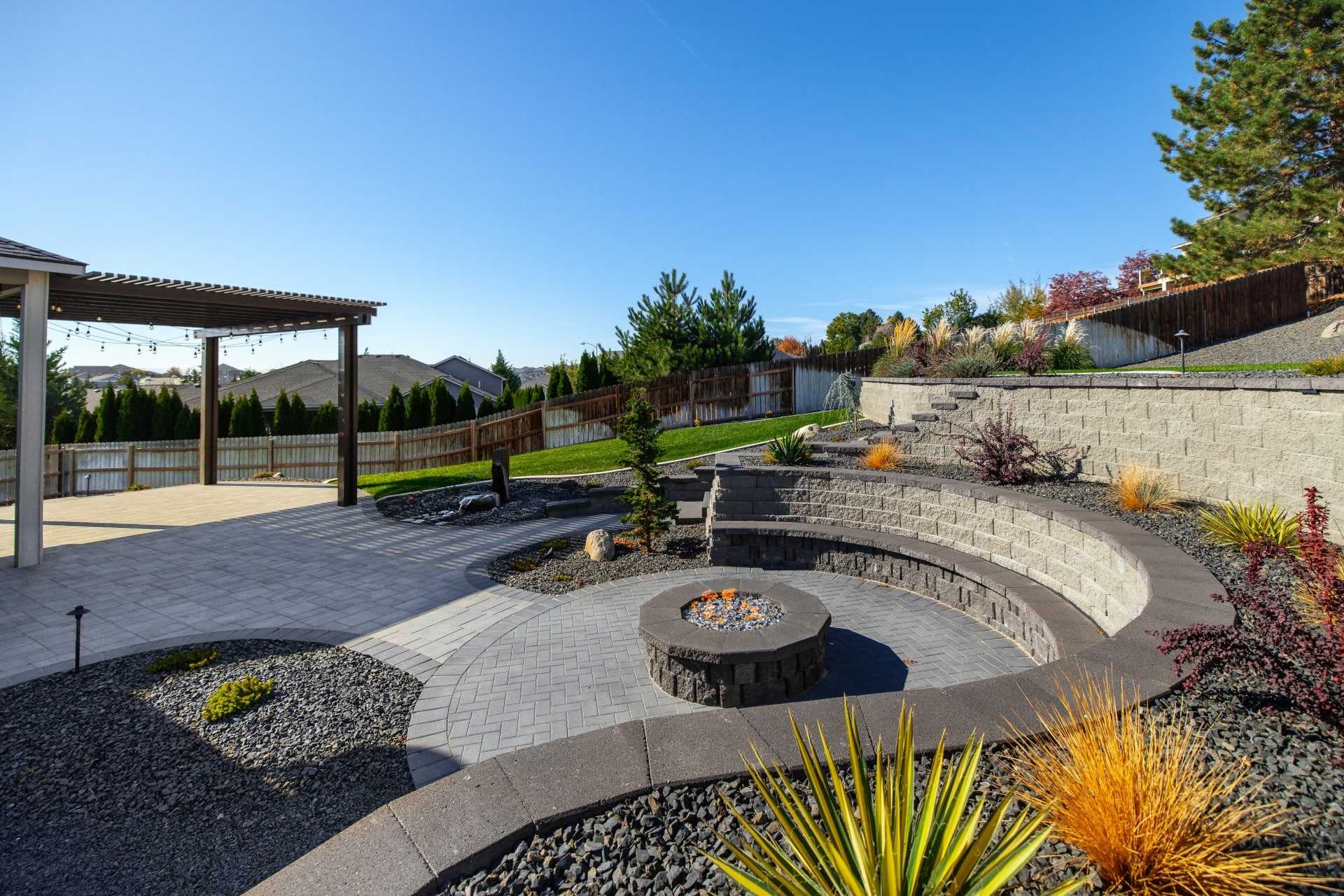 an elegant landscaping construction service by Musser Landscaping