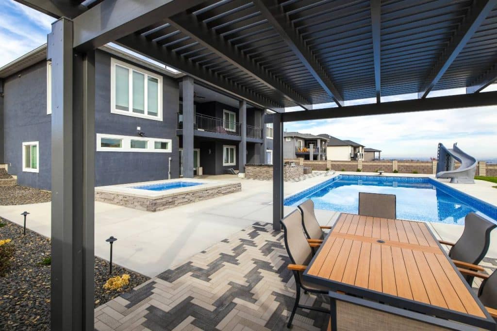 landscape design functional spaces with seating areas