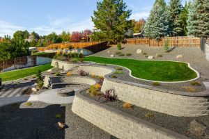 a photo of a landscape design and build project by Musser Landscaping