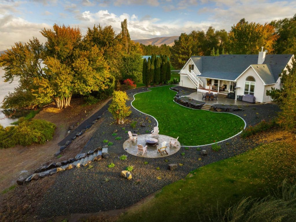 residential landscaping project in Richland by Musser Landscaping