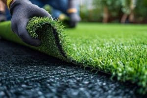a photo of synthetic turf
