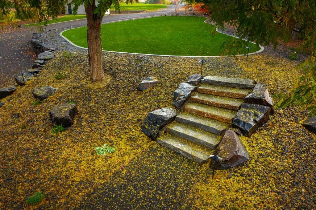 concrete landscaping in modern projects
